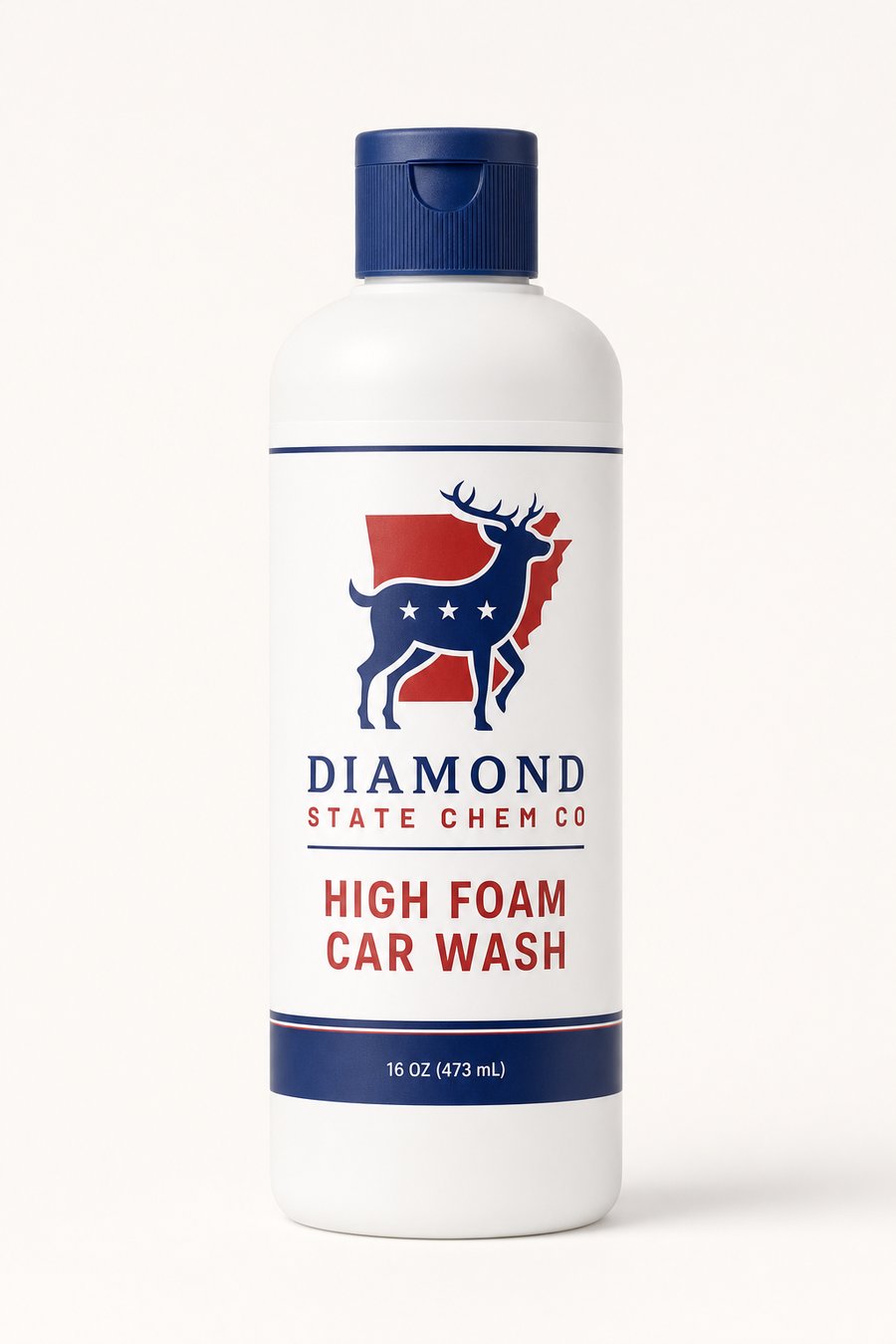Diamond State Chem Co High Foam Car Wash, 16 oz bottle